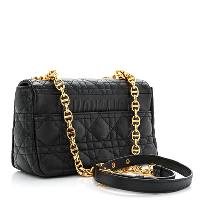 Christian Dior Calfskin Cannage Small Caro Bag Black 3 of 10