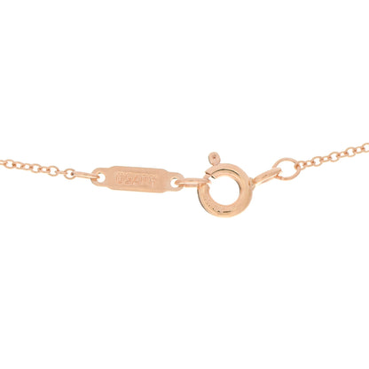 Tiffany 18K Rose Gold Diamond Atlas Pierced Pendant Necklace 5 of 7