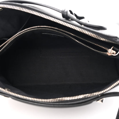 Fendi Vitello Dolce Medium By The Way Boston Bag Black 5 of 11