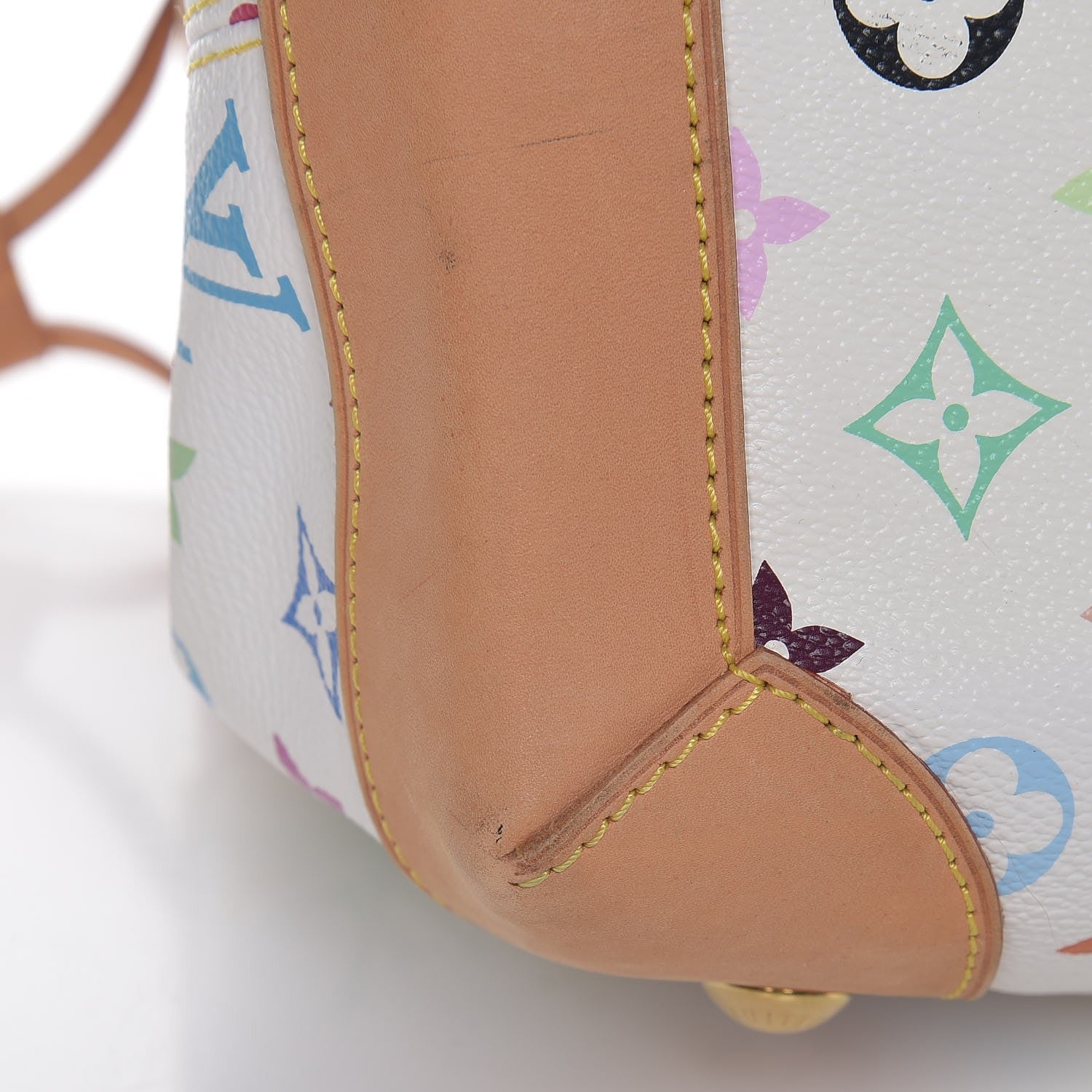 Louis Vuitton Monogram Multicolor Ursula White 9 of 10