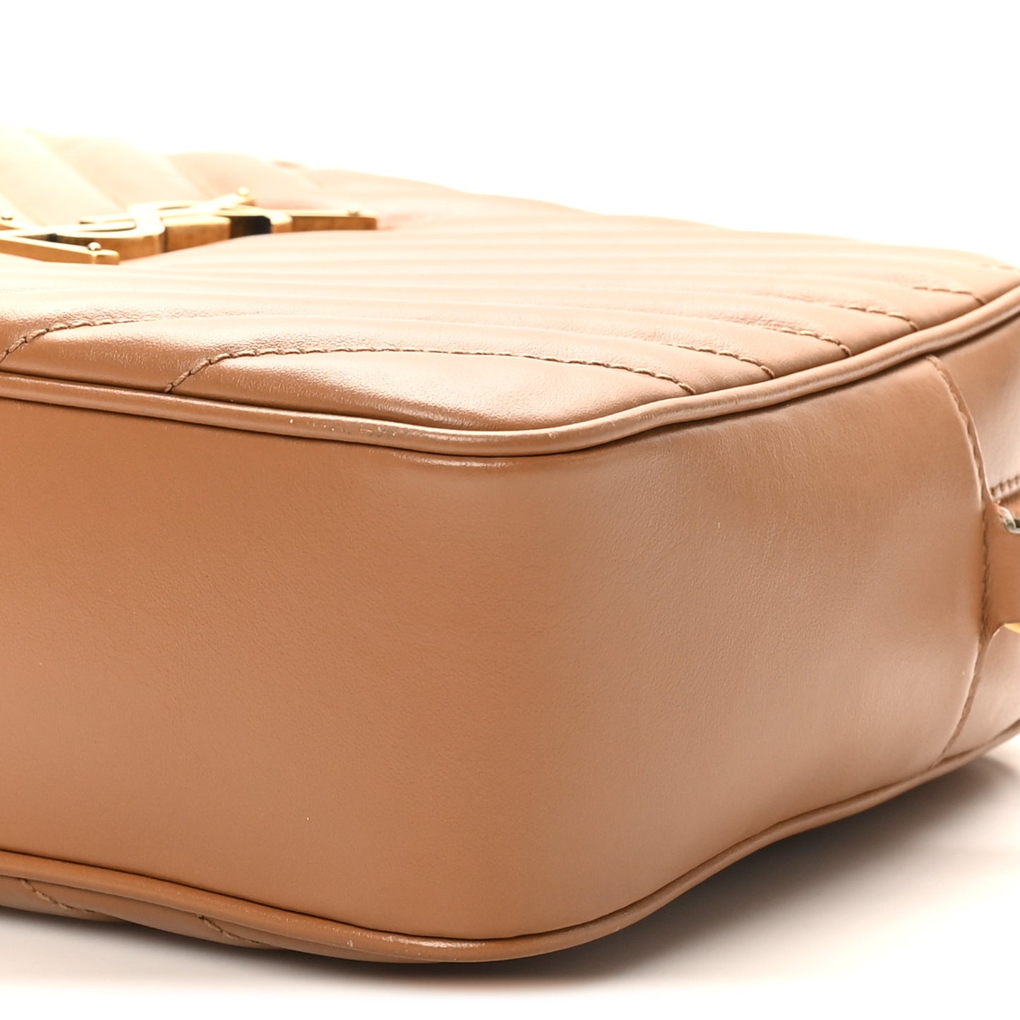 Calfskin Matelasse Monogram Lou Camera Bag Cinnamon