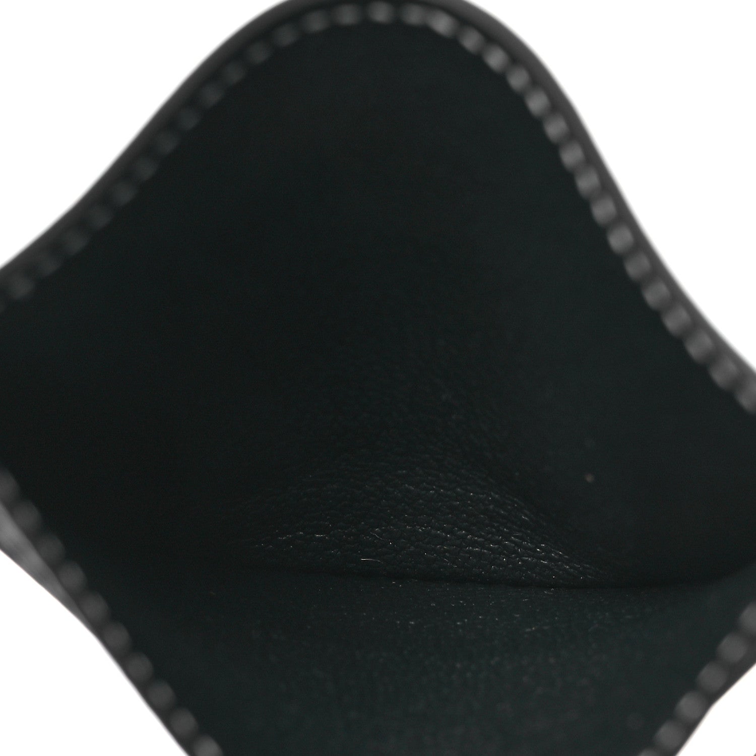 Hermes Evergrain H Sellier Card Holder Black 6 of 10