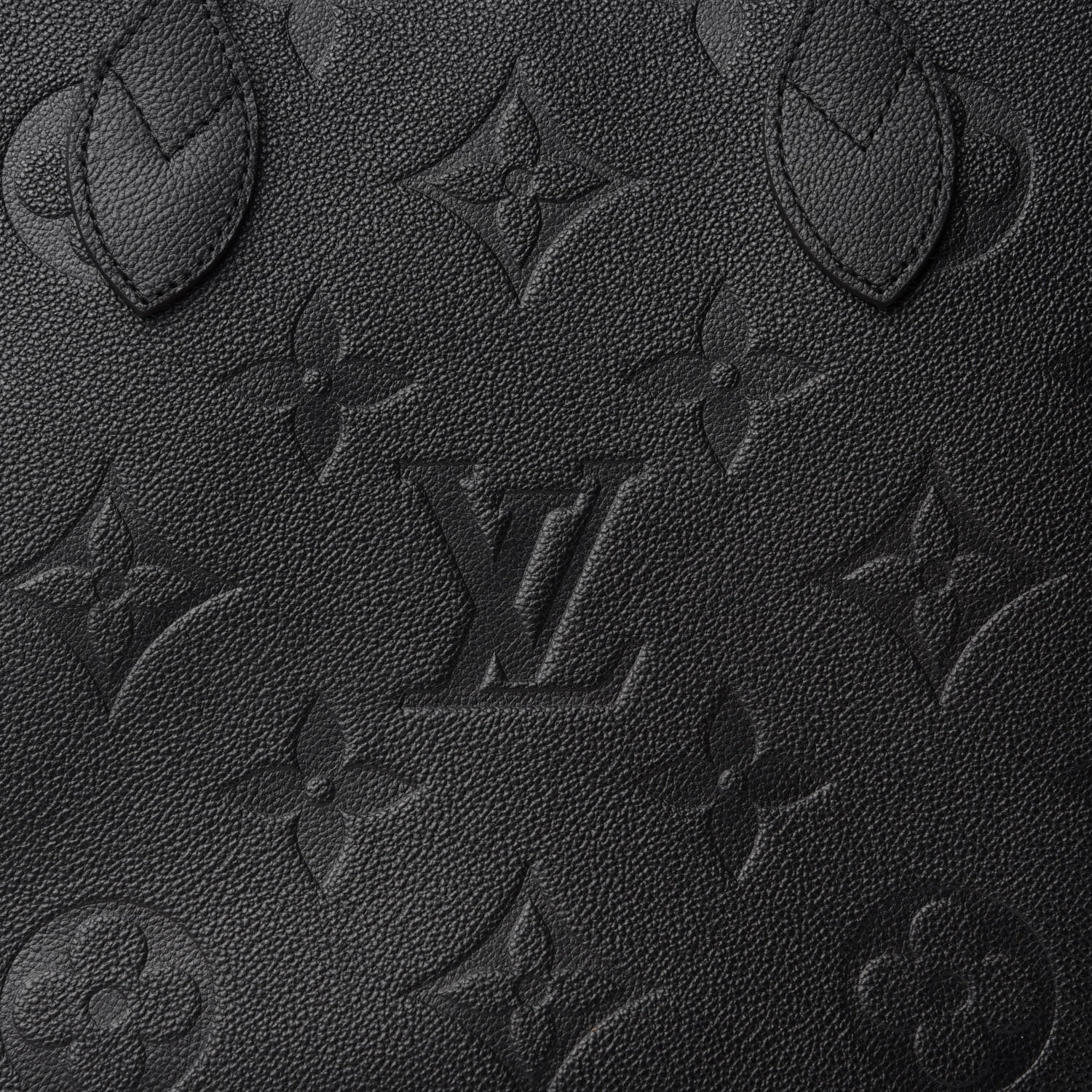 Louis Vuitton Empreinte Monogram Giant Neverfull MM Black 9 of 9