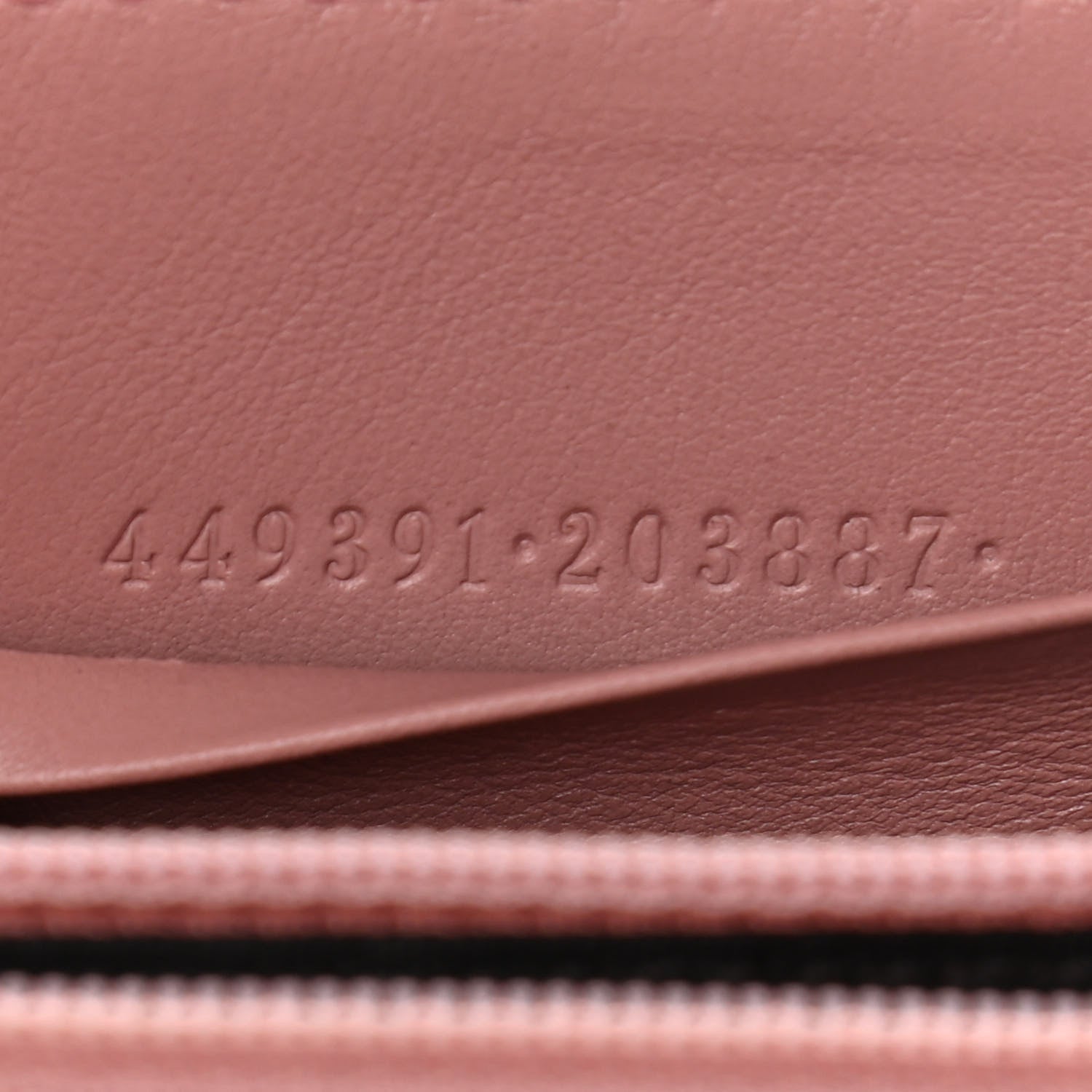 Gucci Microguccissima Zip Around Wallet Soft Pink 7 of 13