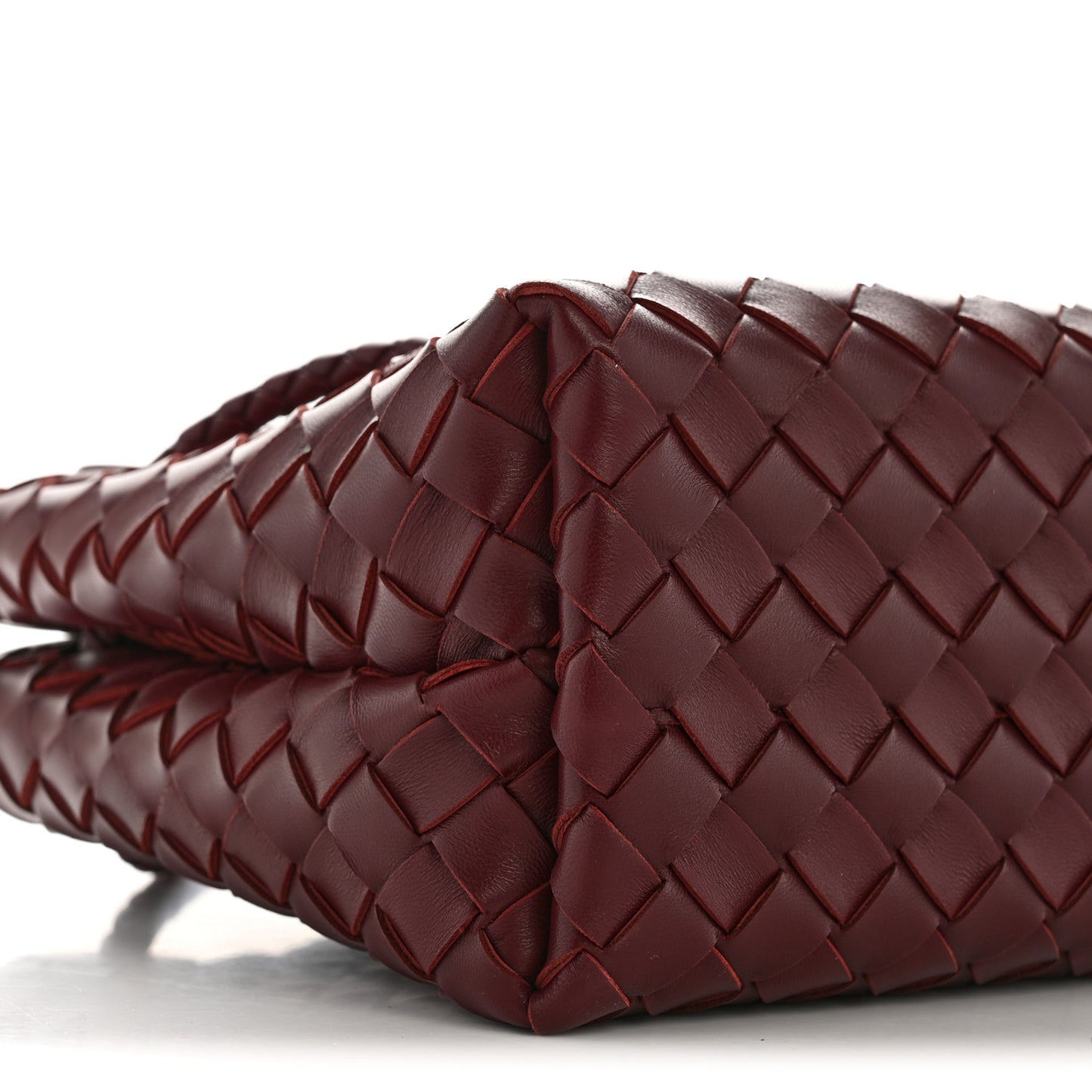 Nappa Intrecciato Small Andiamo Shoulder Bag Barolo Barolo