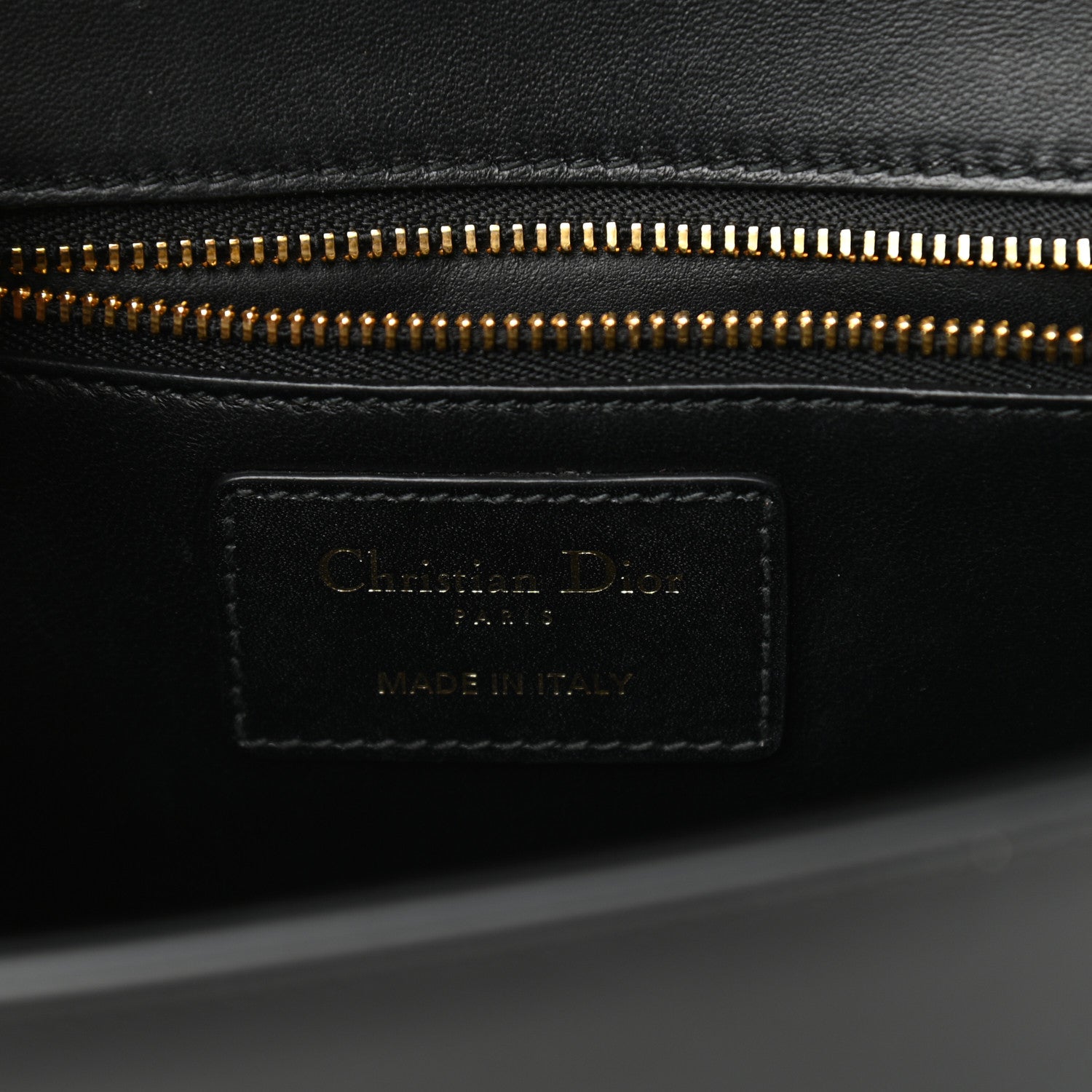 Christian Dior Smooth Calfskin 30 Montaigne Flap Bag Black 6 of 11