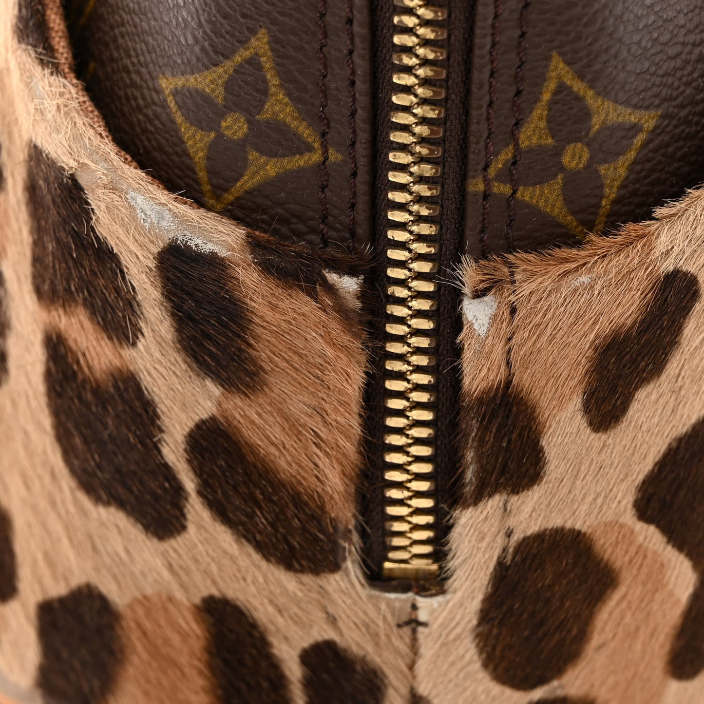 Monogram Azzedine Alaia Leopard Alma