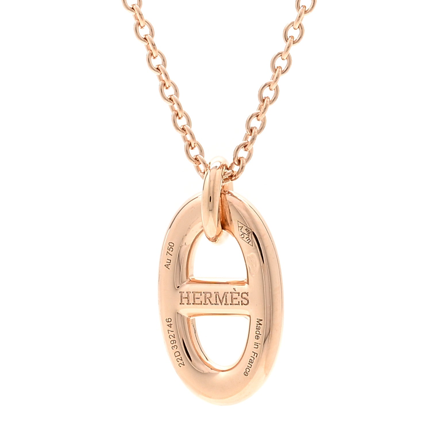 Hermes 18K Rose Gold PM Farandole Pendant Necklace 4 of 5