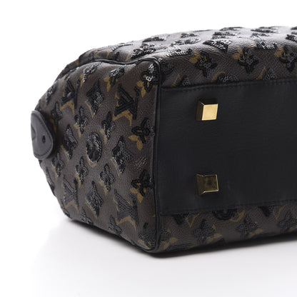 Louis Vuitton Monogram Sequins Eclipse Speedy 28 Black 8 of 9