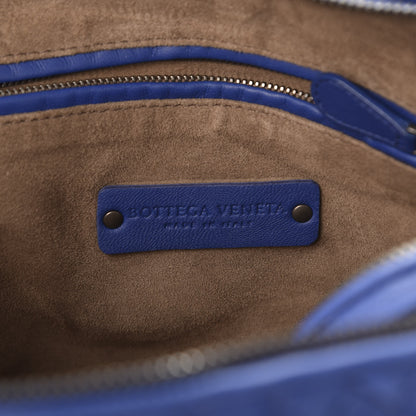 Bottega Veneta Nappa Intrecciato Double Compartment Crossbody Bag Atlantic Blue 7 of 8