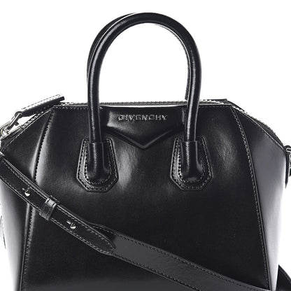 Givenchy Shiny Lord Calfskin Mini Antigona Black 7 of 9