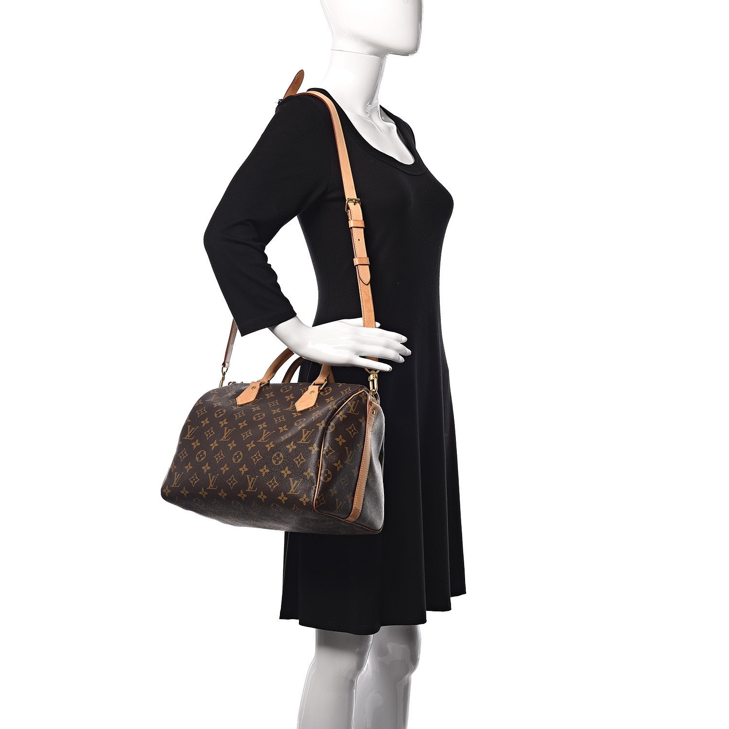 Louis Vuitton Monogram Speedy Bandouliere 30 2 of 18