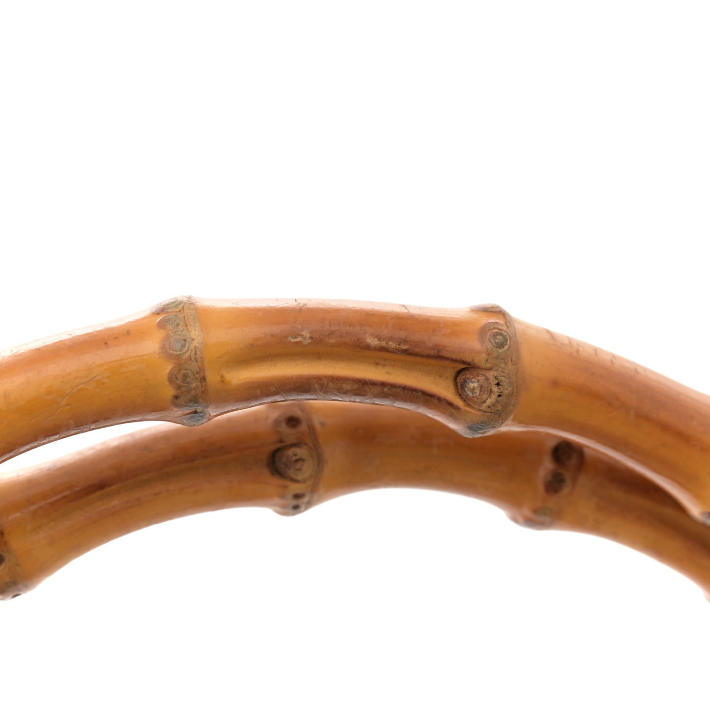 Monogram Bamboo Handle Bag Brown