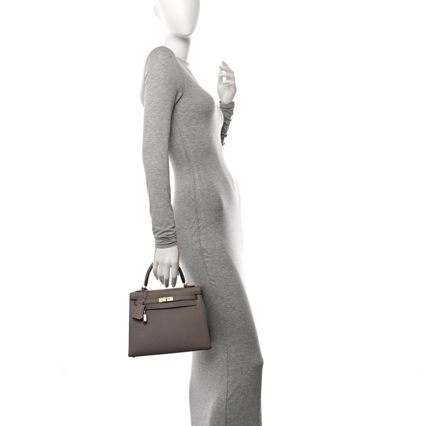 Epsom Kelly Sellier 25 Gris Asphalte