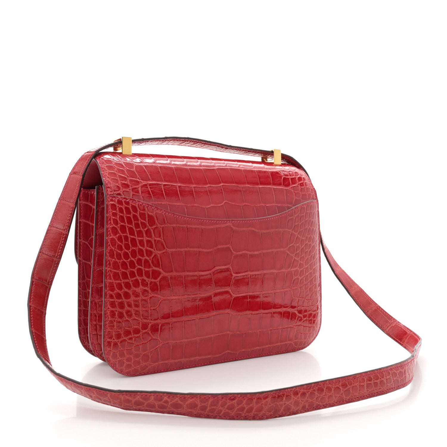 Hermes Shiny Alligator Constance 24 Braise 3 of 15