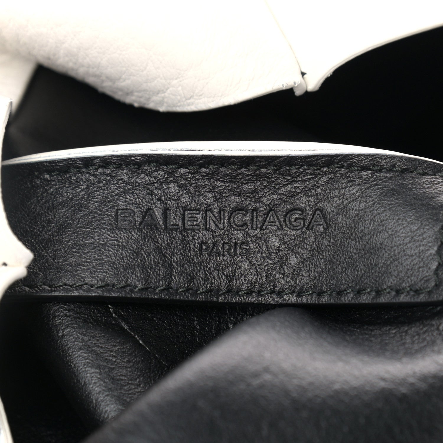 Balenciaga Veau Baltimore Double Sided Small Everyday Tote Optic White Black 7 of 12