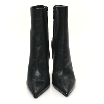 Saint Laurent Calfskin Opyum Ankle Boots 39 Black 3 of 10