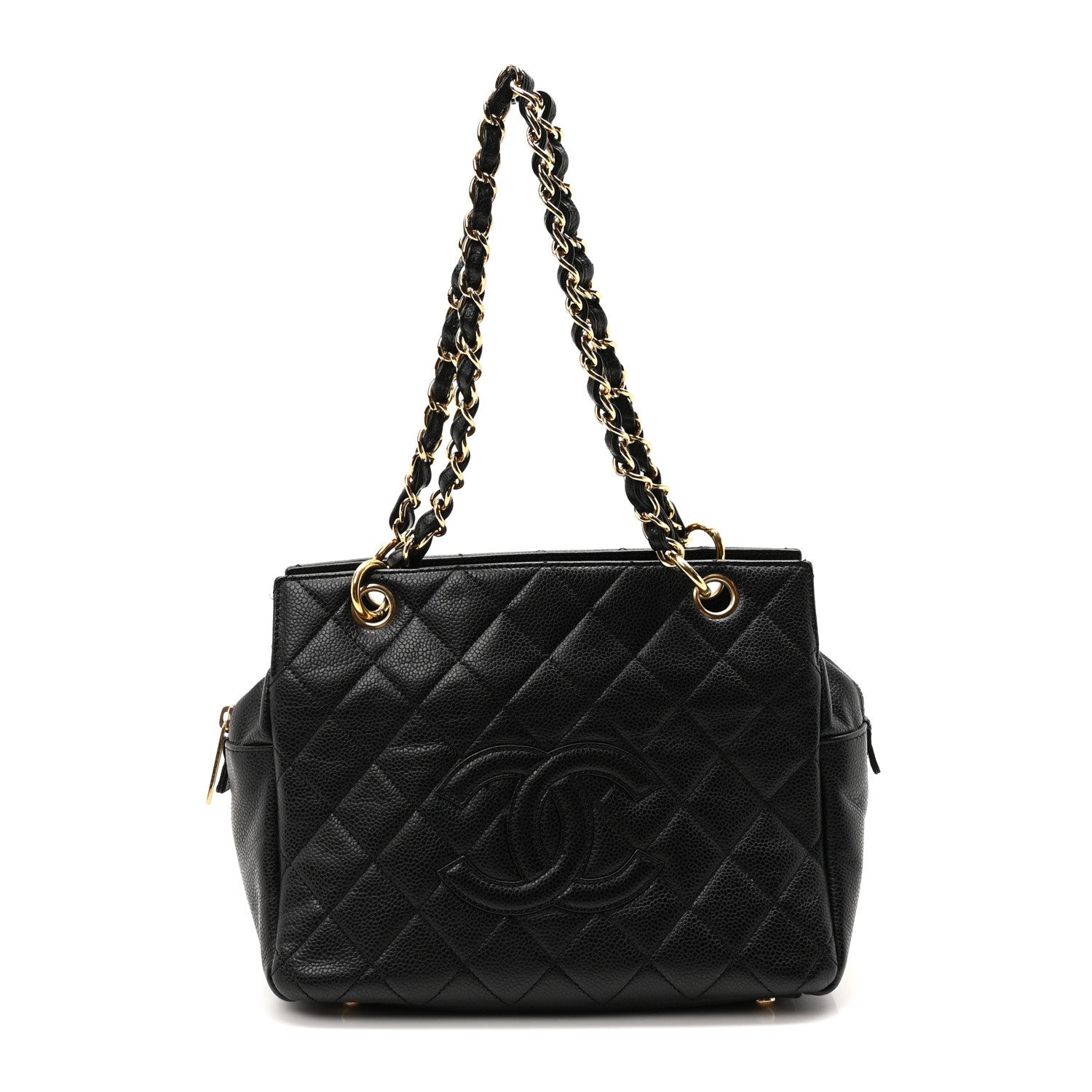 Chanel Caviar Quilted Petit Timeless Tote PTT Black 1 of 10