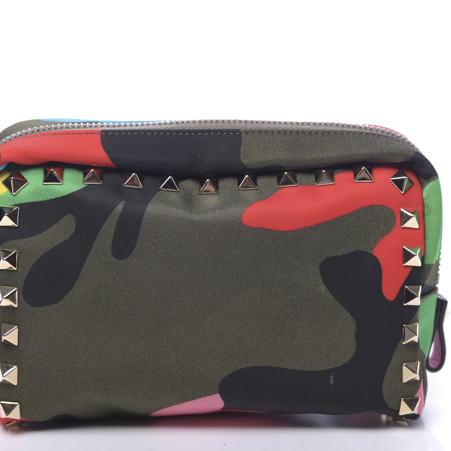 Valentino Garavani Nylon Camouflage Rockstud Pouch Multicolor 7 of 9
