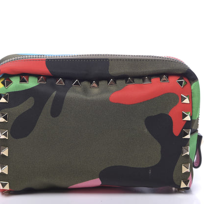 Valentino Garavani Nylon Camouflage Rockstud Pouch Multicolor 7 of 9
