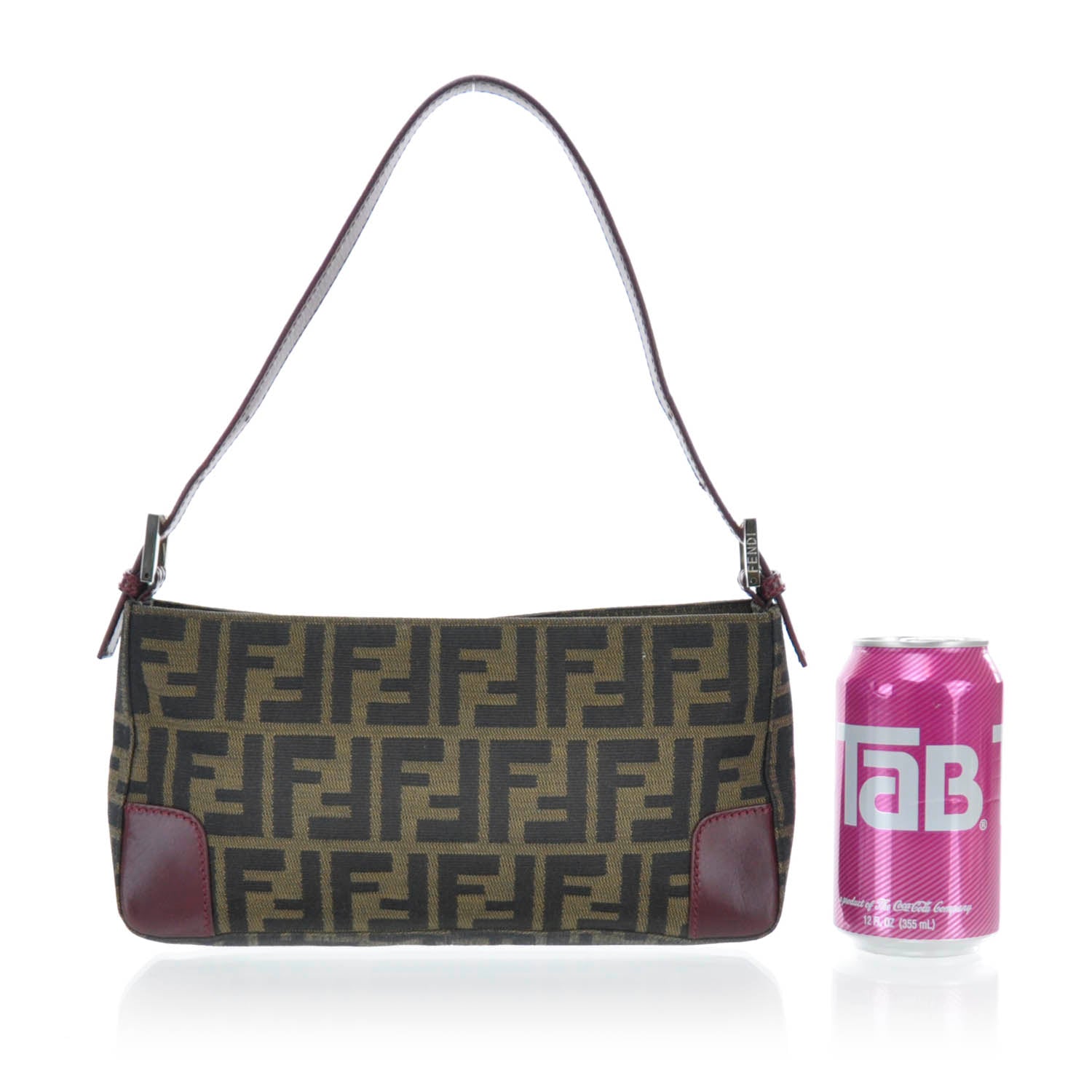 Fendi Zucca Pochette Tobacco 2 of 7