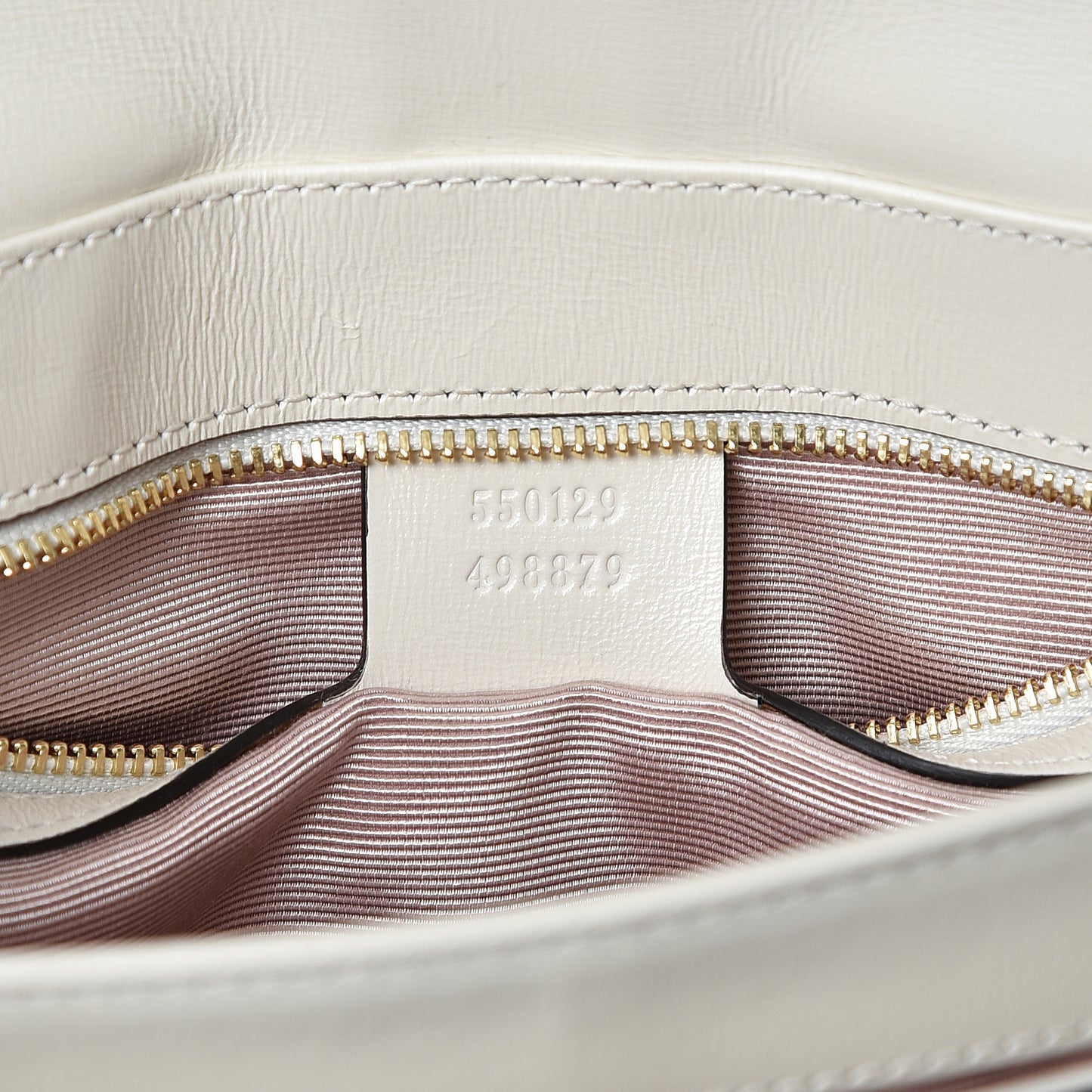 Calfskin Small Arli Flap Shoulder Bag Mystic White