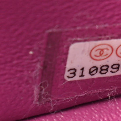 Chanel Lambskin Quilted Mini Rectangular Flap Blue Purple 12 of 17