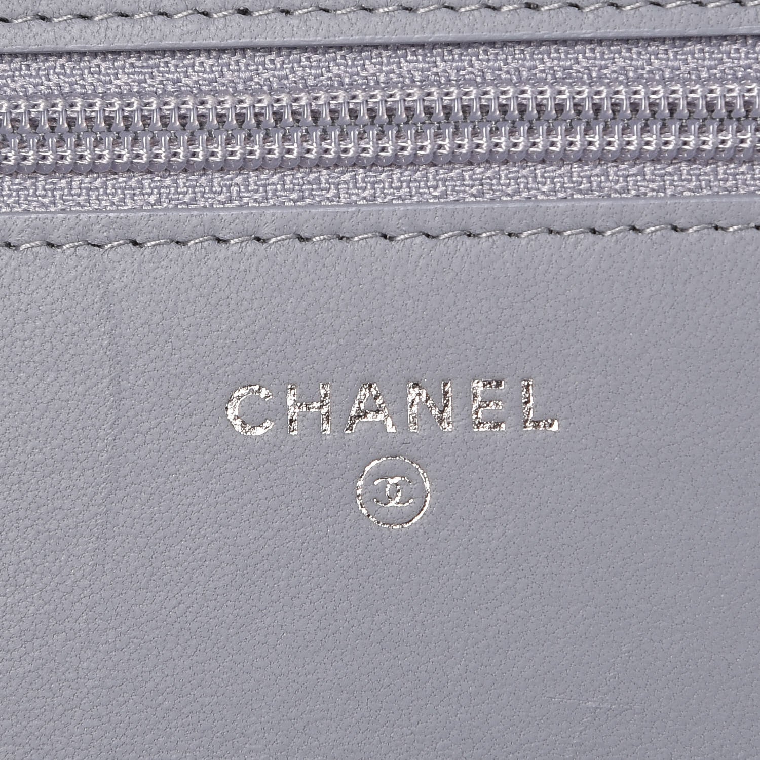 Chanel Canvas Quilted Fluo Boy Wallet On Chain WOC Dark Navy Fuchsia Grey 8 of 11