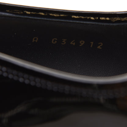 Chanel Patent Calfskin CC Chain Mocassin Loafers 36 Black 8 of 9