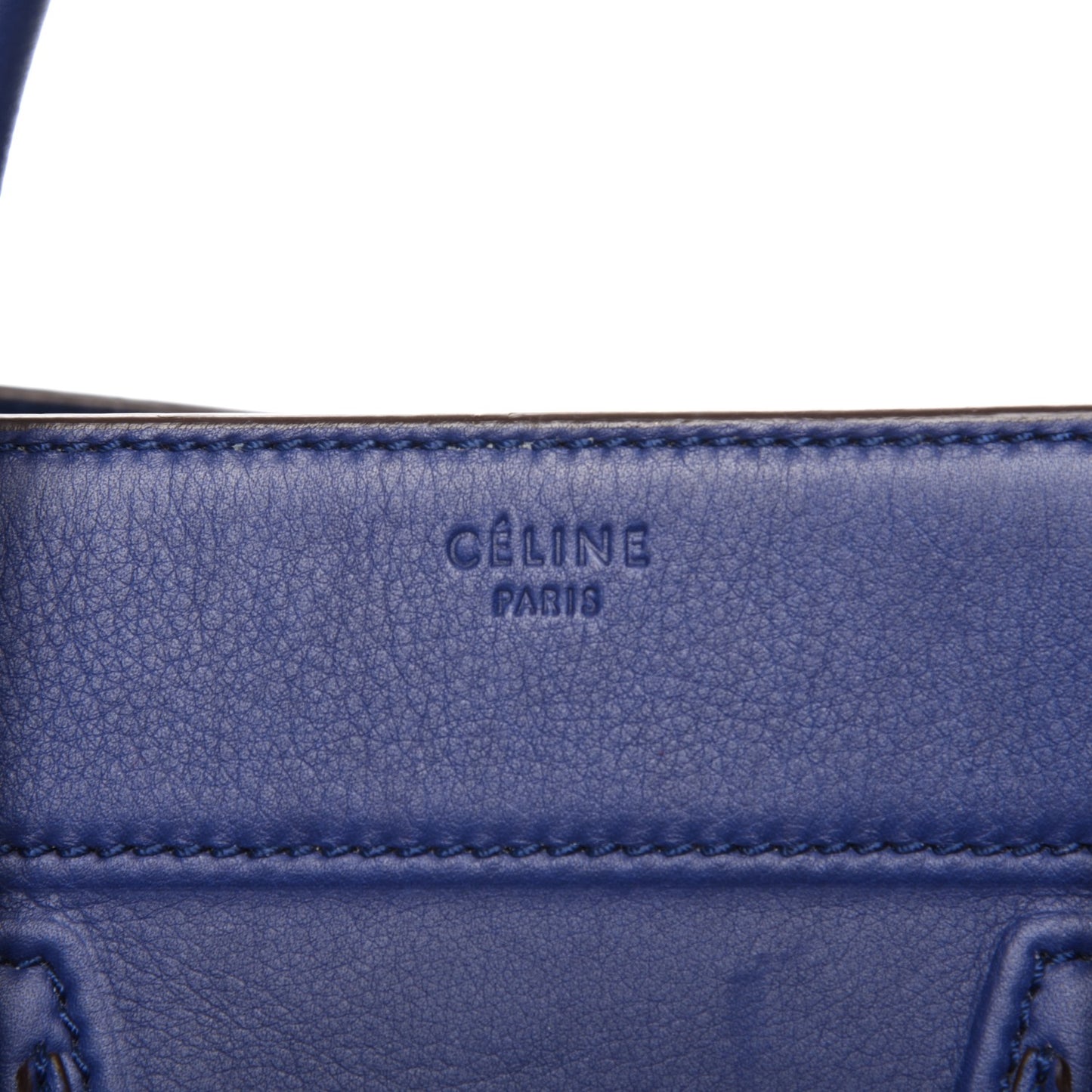 Supple Calfskin Medium Phantom Luggage Indigo