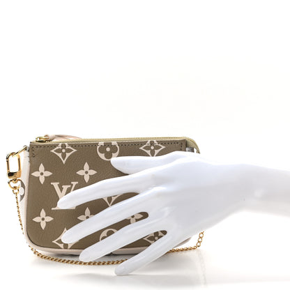Louis Vuitton Empreinte Spring in the City Mini Pochette Accessories Kaki Beige Cream 2 of 7