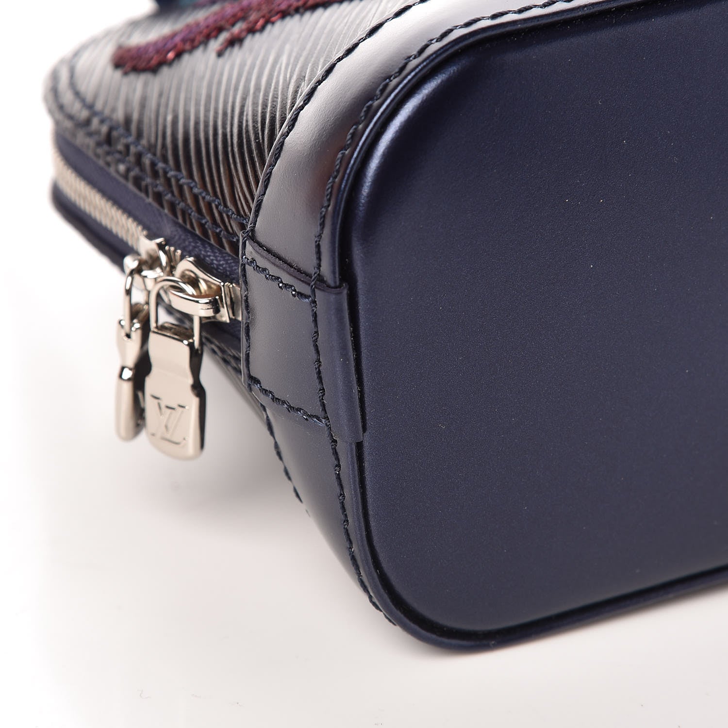 Louis Vuitton Epi Sequins Flame Alma Nano Blue Nuit 7 of 9