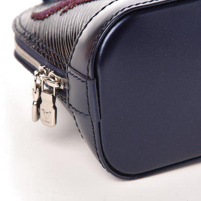Louis Vuitton Epi Sequins Flame Alma Nano Blue Nuit 7 of 9