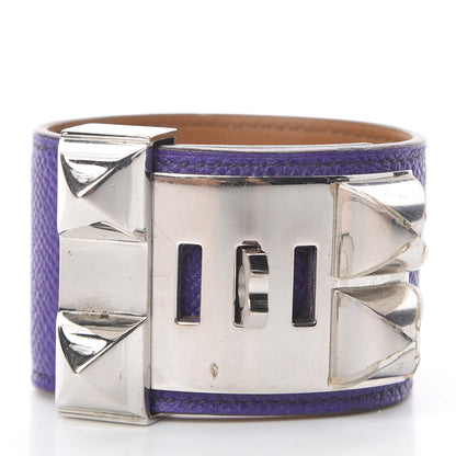 Hermes Epsom Collier de Chien CDC Bracelet S Crocus 2 of 3