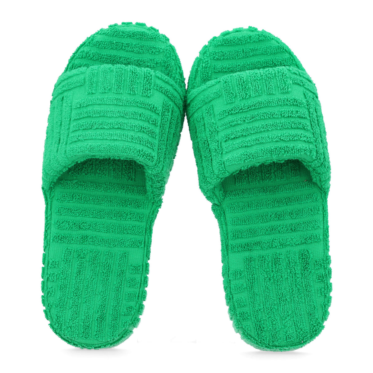 Bottega Veneta Resort Sponge Slides Sandals 41 Grass 2 of 8