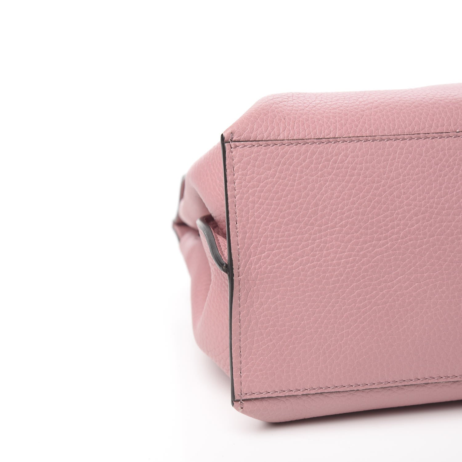 Gucci Cellarius Calfskin Medium Bamboo Daily Top Handle Bag Carmine Rose 7 of 9