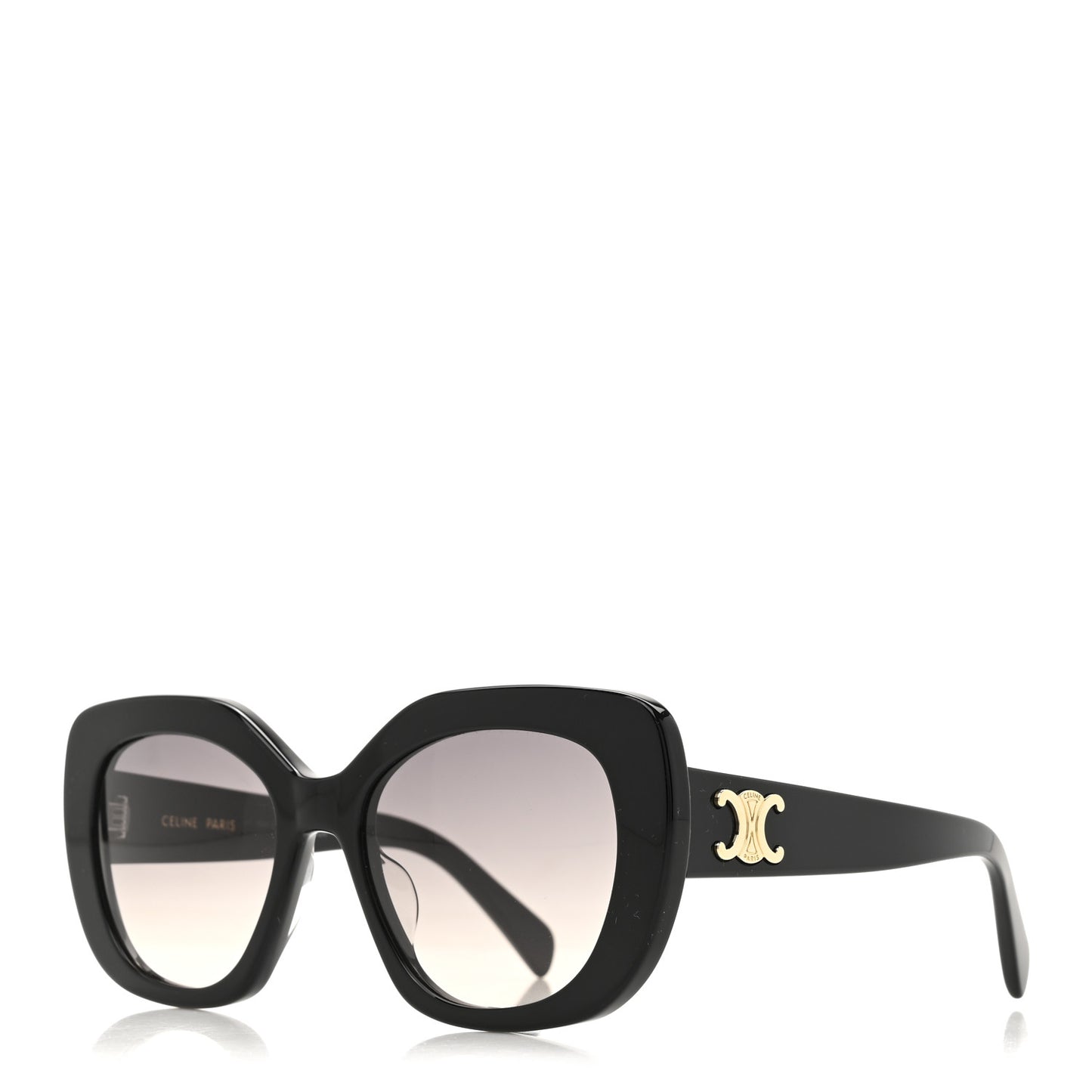 Acetate Triomphe 01 Square Sunglasses CL 40226U Black