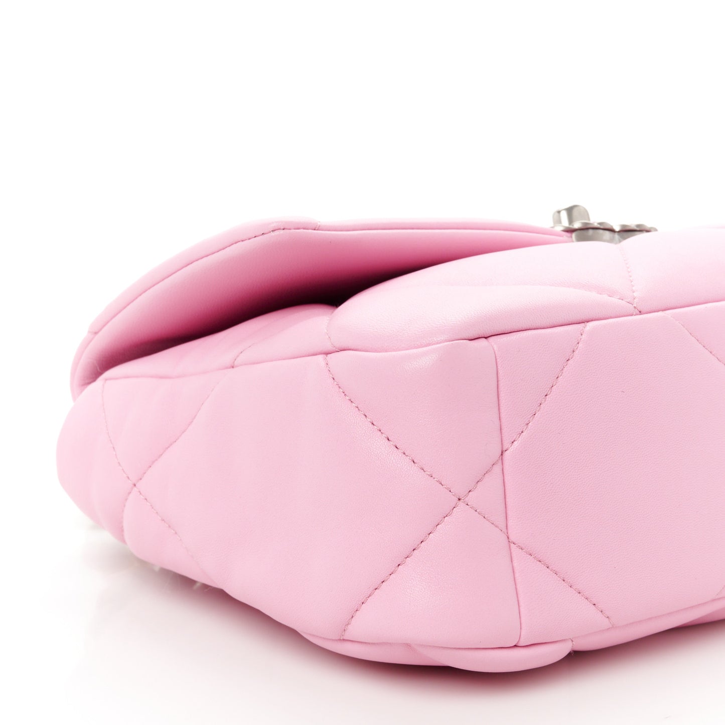 Lambskin Quilted Medium Chanel 19 Flap Pink