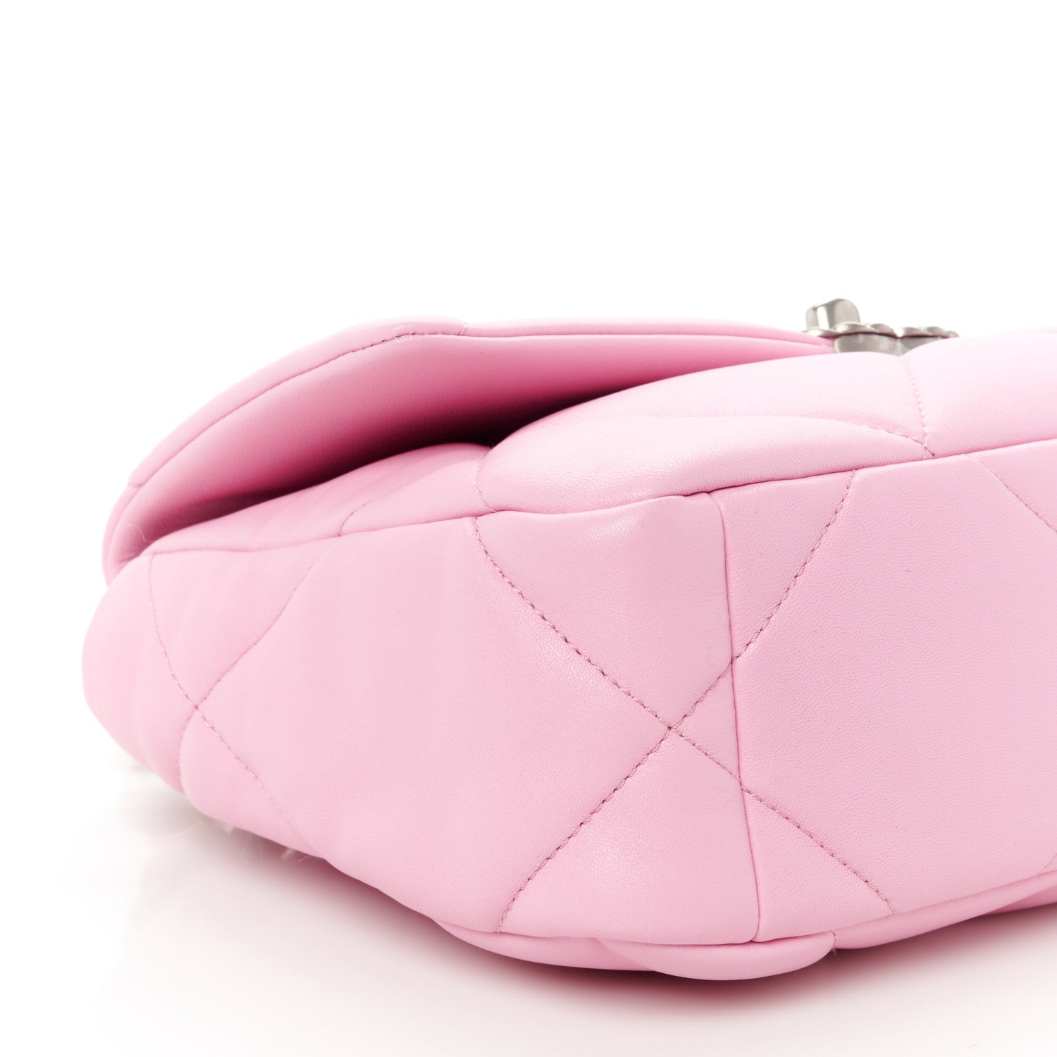 Chanel Lambskin Quilted Medium Chanel 19 Flap Pink 9 of 10