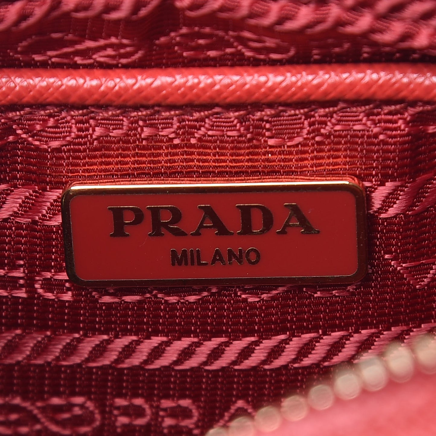 Saffiano Mini Camera Crossbody Bag Rosso