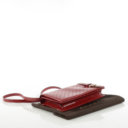 Gucci Patent Microguccissima Mini Nice Wallet Rose Bed 8 of 14