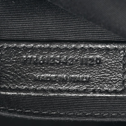 Saint Laurent Raffia Canvas Monogram Lou Camera Bag Dark Chocolate 7 of 13