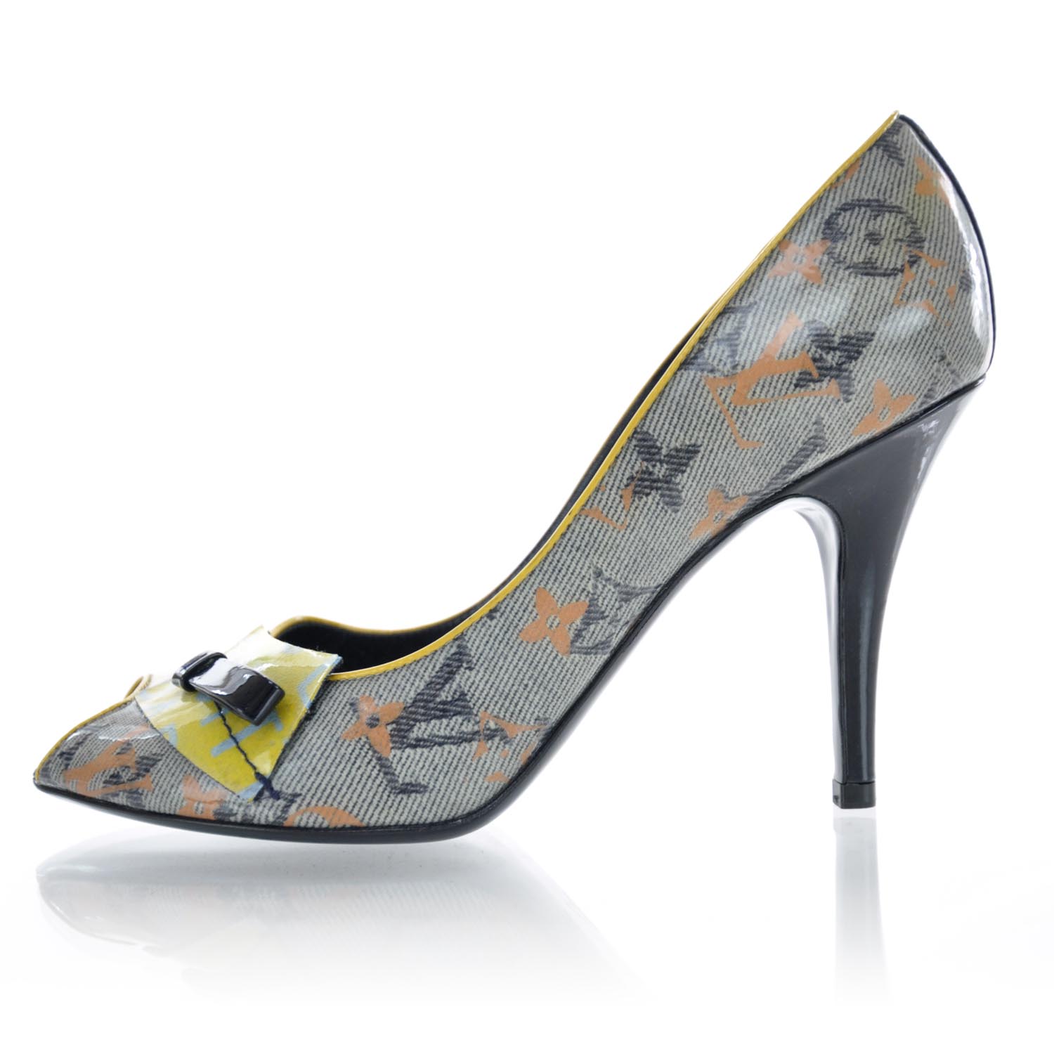 Louis Vuitton Monogram Pulp Flash Pulp Heels 39 1 of 6