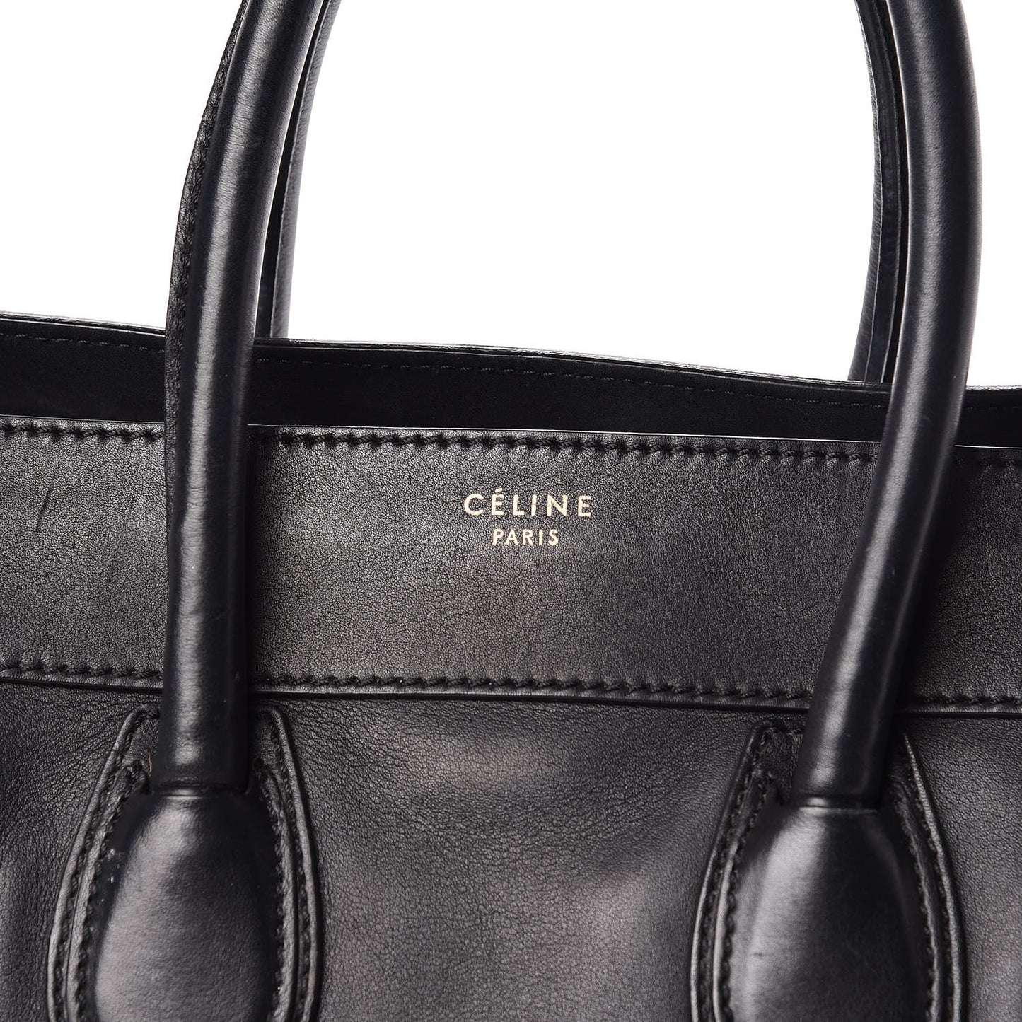 Smooth Calfskin Mini Luggage Black