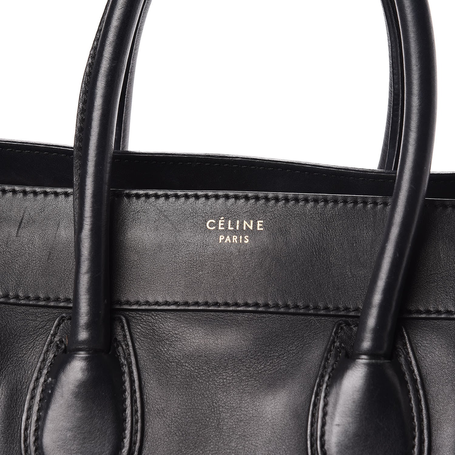 Celine Smooth Calfskin Mini Luggage Black 13 of 17