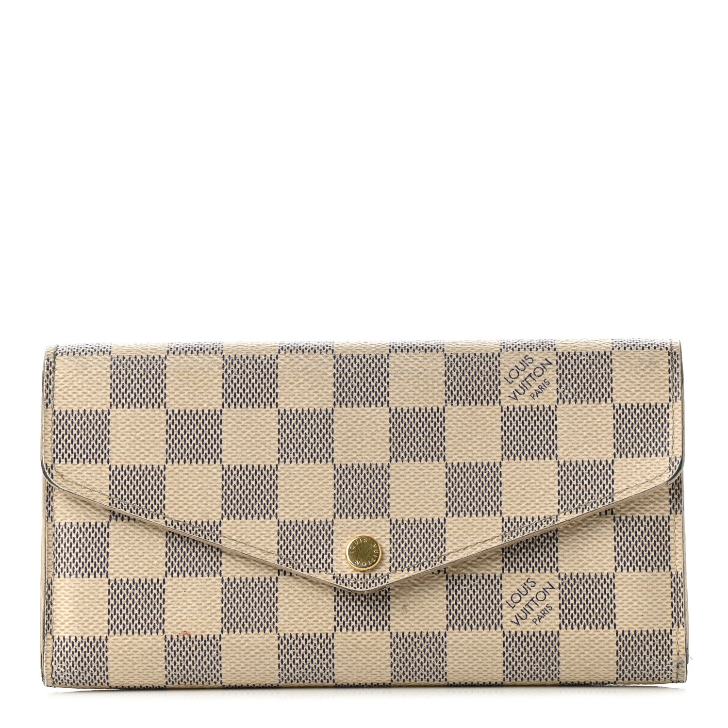 Louis Vuitton Damier Azur Sarah Wallet NM 1 of 6