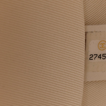 Chanel Calfskin Coco Beach Ball Bag White Yellow 7 of 10
