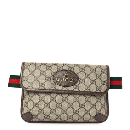 Gucci GG Supreme Monogram Neo Vintage Web Belt Bag Brown 1 of 11