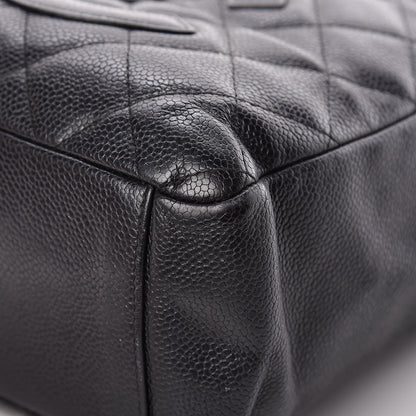 Chanel Caviar Quilted Petit Shopping Tote PST Black 10 of 14