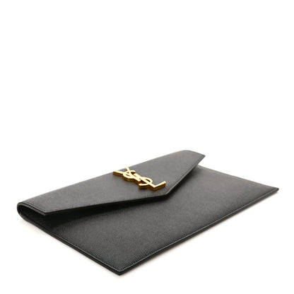 Saint Laurent Grain De Poudre Uptown Pouch Black 4 of 6